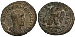ANCIENT COINS Roman Provincial, Syria, Seleucis and Pieria, Trajan Decius, TetradrachmRoman ProvincialSyria, Seleucis and Pieria, Trajan Decius (249-251), Tetradrachm, Antioch mintObverse: radiate, dr