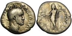 ANCIENT COINS Roman Imperial, Galba, DenariusRoman Imperial Galba (68-69), Denarius 68, Rome mint Obverse: laureate head emperor right IMP SER GALBA CAESAR AVG Reverse: Livia standing left holding pat