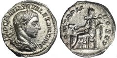 ANCIENT COINS Roman Imperial, Severus Alexander, DenariusBbeautifully preserved denarius of Alexander Severus with mint luster on both sides and with sharp detail.Roman Imperial Severus Alexander (222