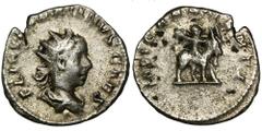 ANCIENT COINS Roman Imperial, Valerian II, AntoninianusRoman ImperialValerian II (253-255, son of Galien), Antoninianus 253-255, Rome mint Obverse: radiate and draped bust right P LIC VALERIANVS CAES 