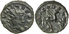 ANCIENT COINS Roman Imperial, Gallienus, AntoninianusRoman Imperial Gallienus (253-268), Antoninianus 267-268, Rome mintObverse: radiate head right GALLIENVS AVGReverse: pegasus springing to right, H 