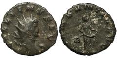 ANCIENT COINS Roman Imperial, Gallienus, AntoninianusRoman Imperial Gallienus (253-268), Antoninianus 267-268, Rome mintObverse: radiate head right GALLIENVS AVGReverse: Abundantia standing right, emp