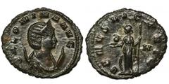 ANCIENT COINS Roman Imperial, Salonina, Antoninianus - RARERare antoninianus of Salonina unlisted in the 'Roman Imperial Coinage' with helmet and H. Roman Imperial Salonina (253-268), Antoninianus 265