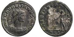 ANCIENT COINS Roman Imperial, Aurelian, AntoninianusRoman ImperialAurelian (270–275), Antoninianus 275, Antioch mint Obverse: radiate bust right IMP AVRELIANVS AVGReverse: female figure standing right