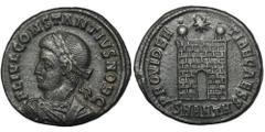 ANCIENT COINS Roman Imperial, Constantius II, Follis - VERY RAREVery rare follis of Constantius II from Antioch mint. Roman Empire Constantius II (324-361), Follis 325-326, Antioch mint Obverse: bust 