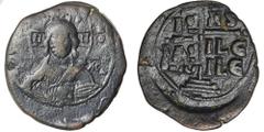 ANCIENT COINS Byzantine Empire, Roman III Argyrus, Follis anonymousByzantine EmpireRoman III Argyrus (1028–1034), Anonymous follis ca. 1030, Constantinople mint Obverse: bust of Christ Pantocrator str