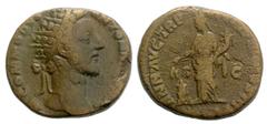 Roman Coins Commodus, 177 - 192 AD AE Dupondius, Rome Mint, 25mm, 14.65 grams Obverse: M ANTONINVS COMMODVS AVG, Radiate head of Commodus right. Reverse: ANN AVG TR P VII IMP IIII COS III P P S C, Ann