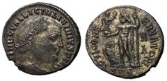 Roman Imperial Coins Licinius I, 308 - 324 AD AE Follis, Nicomedia Mint, 21mm, 3.55 grams Obverse: IMP C VAL LINCIN LICINIVS P F AVG, Laureate head of Licinius right. Reverse: IOVI CONSERVATORI, Jupit