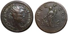 Roman Coins Didius Julianus, Replica by Peter Rosa AE Sestertius, 32mm, 20.11 grams Obverse: IMP CAES M DID SEVER IVLIAN AVG, Laureate head of Didius right. Reverse: P M TR P COS II S C, Fortuna stand