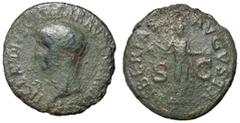 Roman Coins Claudius I, 41 - 54 AD AE As, Rome Mint, 30mm, 4.61 grams Obverse: TI CLAVDIVS CAESAR AVG P M TR P IMP P P, Bare head of Claudius left. Reverse: LIBERTAS AVGVSTA S C, Libertas standing fac