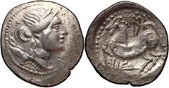 Ancient Eastern Celts, Transylvania, Tetradrachm, 1st century BCWeight 7,47 g, 28 mm. Very rare Celtic tetradrachm, only three listings on CoinArchives. The coin imitates a Macedonian tetradrachm.Waga