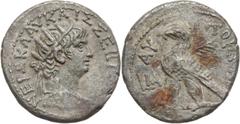 Ancient Roman Empire, Nero 54-68, billon Tetradrachm, Alexandria Cesarstwo Rzymskie, Neron 54-68, tetradrachma bilonowa, Aleksandria Weight 12,75 g, 27 mm. Waga 12,75 g, 27 mm. Grade: VF+ Diameter: 27