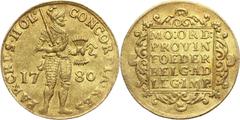 World coins and medals NetherlandsNetherlands, Holland, Ducat 1780 Niderlandy, Holandia, dukat 1780 Gold 3,42 g. Złoto 3,42 g. Grade: VF/VF+ Diameter: 22.00 mm Literature: Friedberg 250 More photos an
