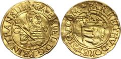 World coins and medals HungaryHungary, Transylvania, Gabriel Bathori 1608-1613, Ducat ND, Klausenburg Węgry, Siedmiogród, Gabriel Batory 1608-1613, dukat bez daty, Klausenburg Slightly bent. Gold 3,49