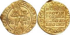 World coins and medals Netherlands, Utrecht, Ducat 1648 Niderlandy, Utrecht, dukat 1648 Gold 3,49 g.Złoto 3,49 g.Netherlands Grade: XF+ Diameter: 23.00 mm Literature: Friedberg 284 More photos and ful