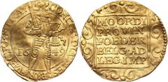 World coins and medals Netherlands, Utrecht, Ducat 1649 Niderlandy, Utrecht, dukat 1649 Gold 3,49 g. Bent.Złoto 3,49 g. Gięty.Netherlands Grade: VF+ Diameter: 23.00 mm Literature: Friedberg 284 More p