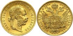 Austria Austria, Franz Joseph I, Ducat 1914, Vienna Austria, Franciszek Józef I, dukat 1914, Wiedeń Gold 3,49 g. Złoto 3,49 g. Grade: UNC- Literature: Friedberg 493, Herinek 183 More photos and full i