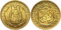 Czechoslovakia Czechoslovakia, Ducat 1925 Czechosłowacja, dukat 1925 Gold 3,49 g. Złoto 3,49 g. Grade: UNC/UNC- Literature: Friedberg 2 More photos and full item description available on auction site 