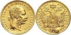 Austria Austria, Franz Joseph I, Ducat 1912, Vienna, Eagle countermark Austria, Franciszek Józef I, dukat 1912, Wiedeń, kontramarka: orzeł Gold 3,49 g. Złoto 3,49 g. Grade: XF Reference: Friedberg 493