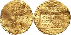 Netherlands Netherlands, Utrecht, Ducat 1649 Niderlandy, Utrecht, dukat 1649 Gold 3,49 g. Bent.Złoto 3,49 g. Gięty. Grade: VF+ Reference: Friedberg 284Netherland