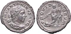 Roman Empire coins ROMANE IMPERIALI - Elagabalo (218-222) - Denario (AG g. 3,09) SPL+