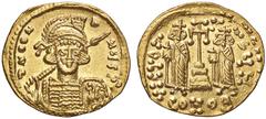 Byzantine coins BIZANTINE - Costantino IV (681-685) - Solido Ratto 1647/50; Sear 1156 (AU g. 4,39) Eccezionale - Ex asta Gorny & Mosch 203 del 2012, lotto 547 - Eccezionale - Ex asta Gorny & Mosch 203