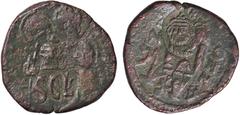 Byzantine coins BIZANTINE - Eraclio e Eraclio Costantino (613-638) - Follis (AE g. 13,9) qBB