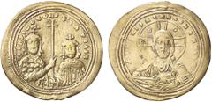 Byzantine coins BIZANTINE - Basilio II e Costantino VIII (975-1025) - Histamenon Ratto 1944/1945; Sear 1800 (AU g. 4,07) Da montatura - Da montatura MB