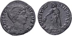 Roman Empire coins ROMANE IMPERIALI - Elena (madre di Costantino I) - AE 3 (Ticinum) RIC 202 (MI g. 2,85) qSPL