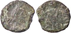 Roman Empire coins ROMANE IMPERIALI - Valentiniano III (425-455) - AE 4 RIC 2118 (AE g. 0,73) MB