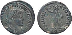 Roman Empire coins ROMANE IMPERIALI - Costantino I (306-337) - Follis ridotto (Aquileia) (MI g. 3,27) qSPL