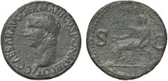Roman Empire coins ROMANE IMPERIALI - Caligola (37-41) - Asse C. 27/9 (AE g. 9,57) qBB