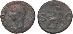 Roman Empire coins ROMANE IMPERIALI - Caligola (37-41) - Asse C. 27; RIC 38 (AE g. 11,06) qBB