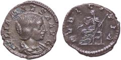 Roman Empire coins ROMANE IMPERIALI - Giulia Maesa (ava di Elagabalo) - Denario C. 36 (AG g. 2,54) Patina intensa BB-SPL