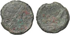 Roman Republic coins ROMANE REPUBBLICANE - BAEBIA - Cn. Baebius Tamphilus (194-190 a.C.) - Semisse Cr. 133/5 (AE g. 13,75) MB
