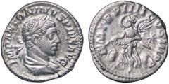 Roman Empire coins ROMANE IMPERIALI - Elagabalo (218-222) - Denario C. 194; RIC 45 (AG g. 2,79) BB+/BB
