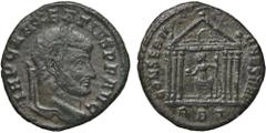 Roman Empire coins ROMANE IMPERIALI - Massenzio (306-312) - Follis RIC 210 (MI g. 6,15) BB-SPL