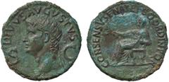 Roman Empire coins ROMANE IMPERIALI - Augusto (27 a.C.-14 d.C.) - Dupondio (Restituzione di Tiberio) C. 87 (AE g. 12,81) BB-SPL