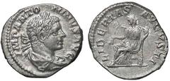 Roman Empire coins ROMANE IMPERIALI - Elagabalo (218-222) - Denario RIC 115 (AG g. 3,49) qSPL