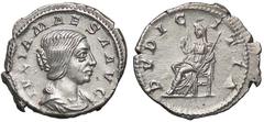 Roman Empire coins ROMANE IMPERIALI - Giulia Maesa (ava di Elagabalo) - Denario C. 36 (AG g. 3,27) qSPL/SPL