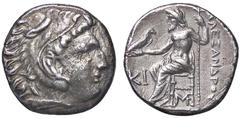 Greek coins GRECHE - RE DI MACEDONIA - Alessandro III (336-323 a.C.) - Dracma Sear 6731 (tipo) (AG g. 4,12) BB+/qSPL