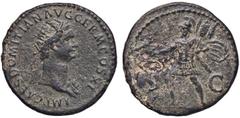 Roman Empire coins ROMANE IMPERIALI - Domiziano (81-96) - Dupondio C. 427 (AE g. 10,38) bel BB