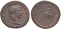 Roman Empire coins ROMANE IMPERIALI - Traiano (98-117) - Dupondio (AE g. 12,69) BB