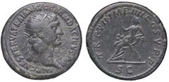 Roman Empire coins ROMANE IMPERIALI - Traiano (98-117) - Dupondio C. 603 (AE g. 12,32) BB
