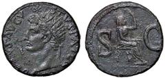 Roman Empire coins ROMANE IMPERIALI - Augusto (27 a.C.-14 d.C.) - Dupondio C. 244; RIC 72 (AE g. 10,46) qSPL/BB+