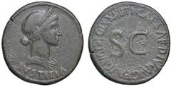 Roman Empire coins ROMANE IMPERIALI - Livia (moglie di Augusto) - Dupondio C. 4 (AE g. 15,46) BB