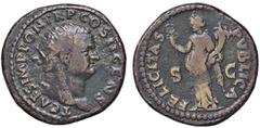 Roman Empire coins ROMANE IMPERIALI - Tito (79-81) - Dupondio C. 80 (AE g. 12,67) qBB
