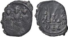 Byzantine coins BIZANTINE - Eraclio, Eraclio Costantino e Martina (610-641) - Follis (Tessalonica) Ratto 1474; Sear 825 (AE g. 4,19) qBB
