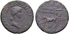 Roman Empire coins ROMANE IMPERIALI - Agrippina Madre (moglie di Germanico e madre di Caligola) - Sesterzio C. 1 (8 Fr.) (AE g. 25,72) Qualche corrosione qBB/MB+ Qualche corrosione
