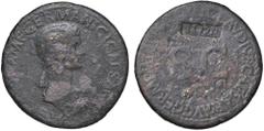 Roman Empire coins ROMANE IMPERIALI - Agrippina Madre (moglie di Germanico e madre di Caligola) - Sesterzio C. 3 (8 Fr.); RIC 102 (AE g. 27,48)Contromarca al R/ meglio di MB Contromarca al R/ -